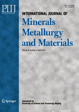 International Journal of Minerals Metallurgy and Materials