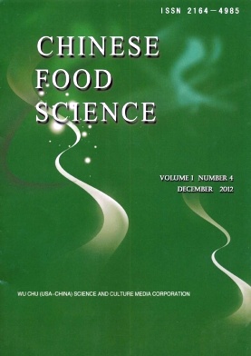 Chinese Food Science